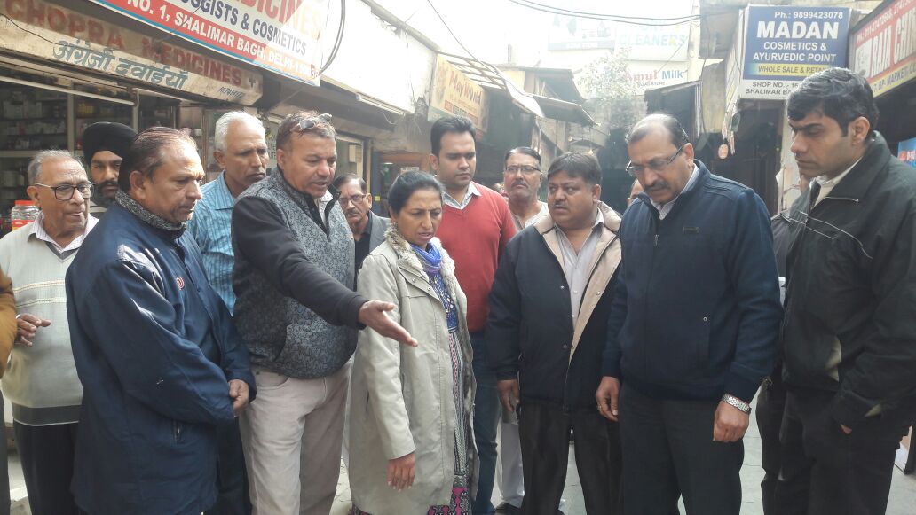 swachhta divas for two markets of the ward- BP block & BT blk markets.